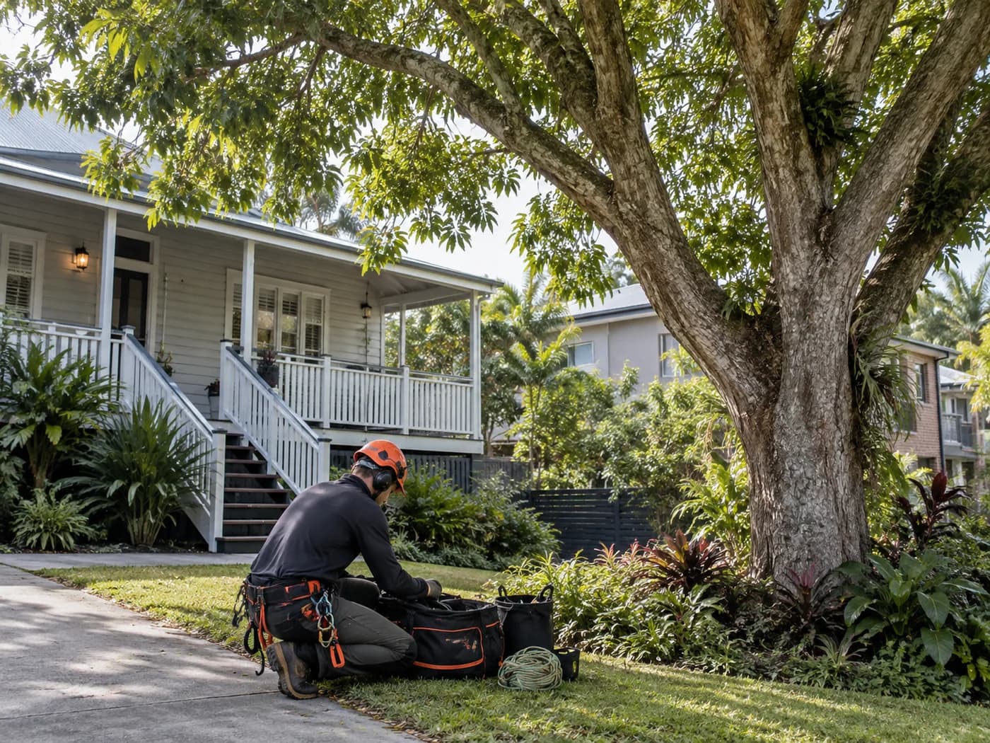 Illustrative tree pruning service in Brisbane